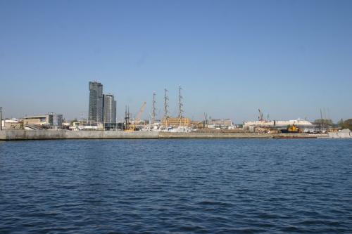 Widok na Gdynie z wody